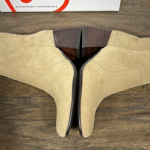 BLONDO Salome Suede Ankle Boots Taupe Sz 6.5 NIB - Picture 7 of 10